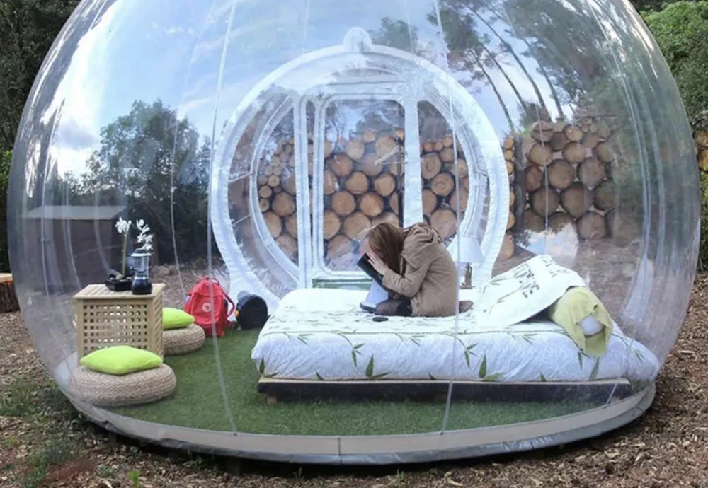 romantic bubble tent