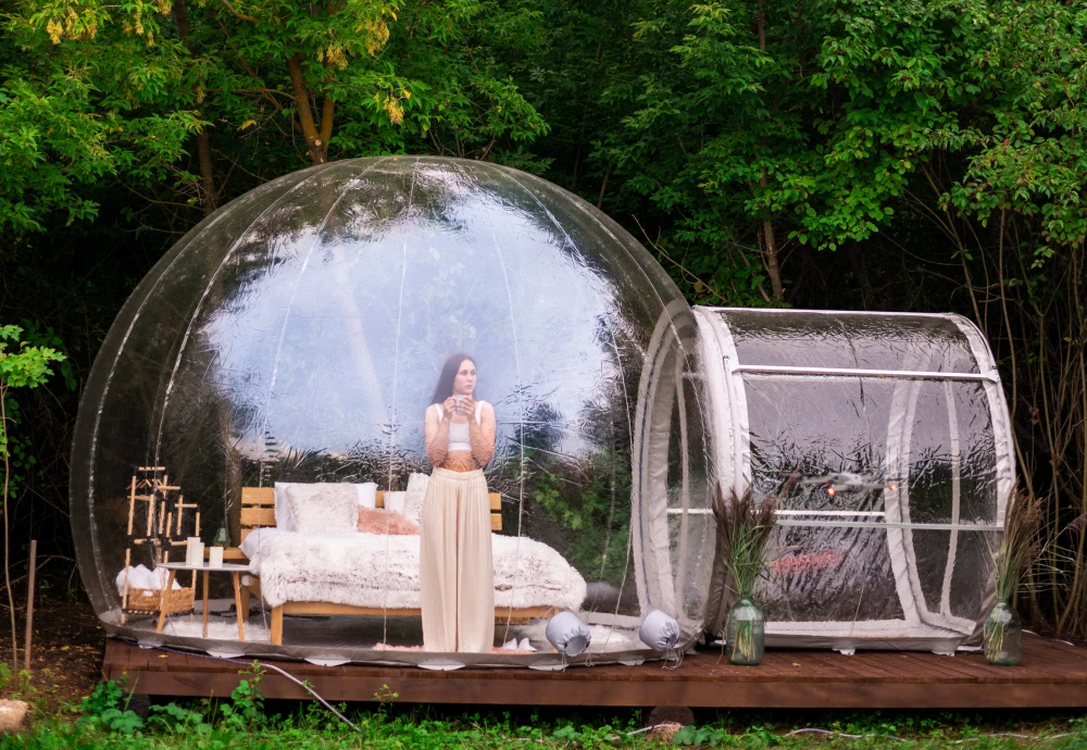 make your own bubble tent