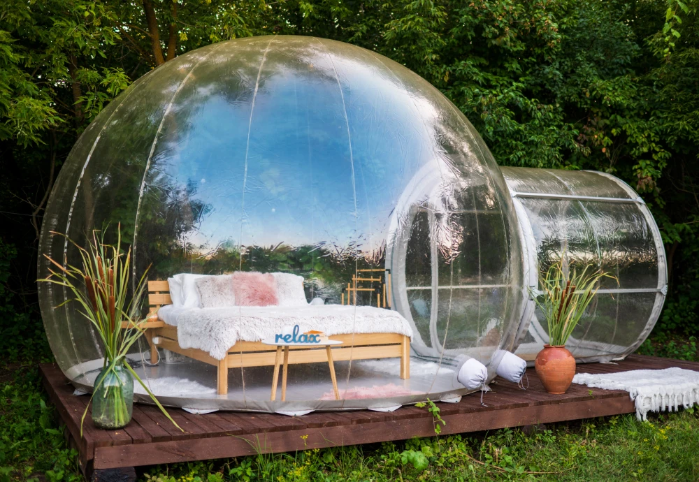 bubble tent house